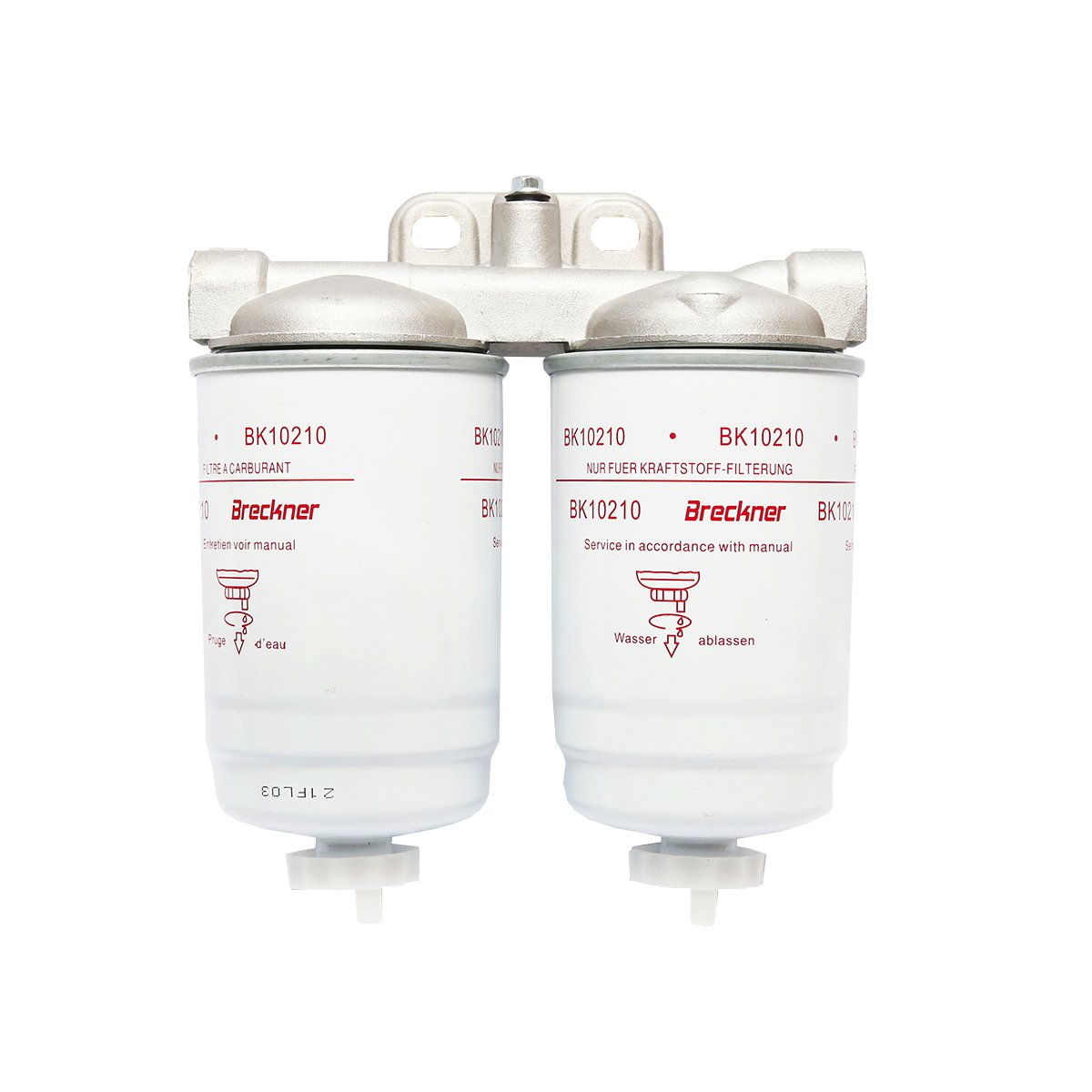 Baterie dubla completa filtru motorina pentru FIAT 98439683